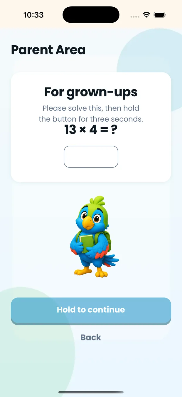 Hinya app: Grown-ups